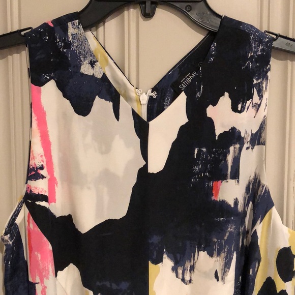 Kate Spade Saturday Split Decision midi silk dress - Picture 4 of 11